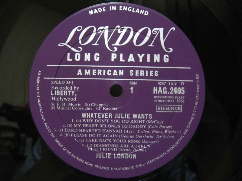 画像3: JULIE LONDON / Whatever Julie Wants