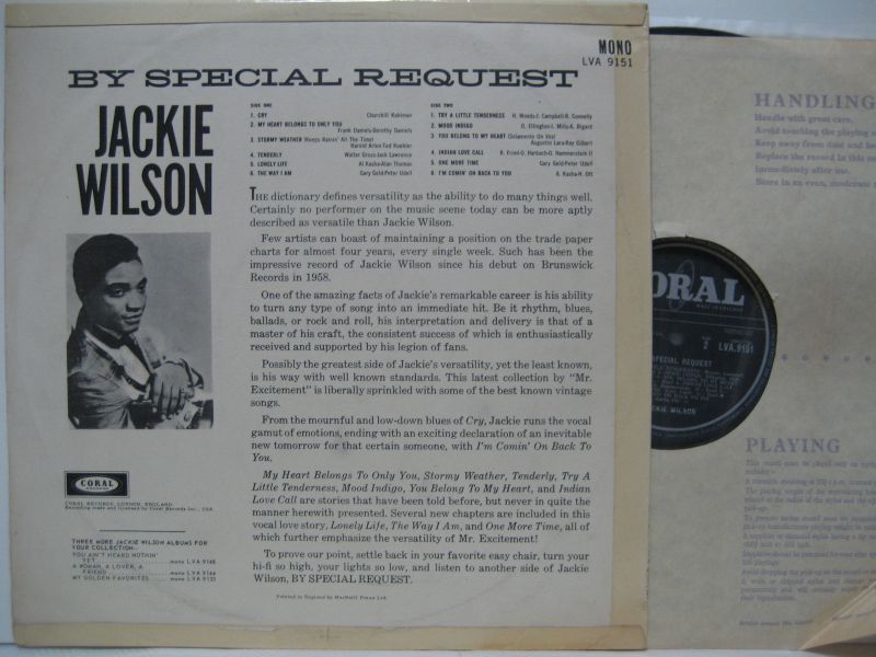 画像2: JACKIE WILSON / By Special Request