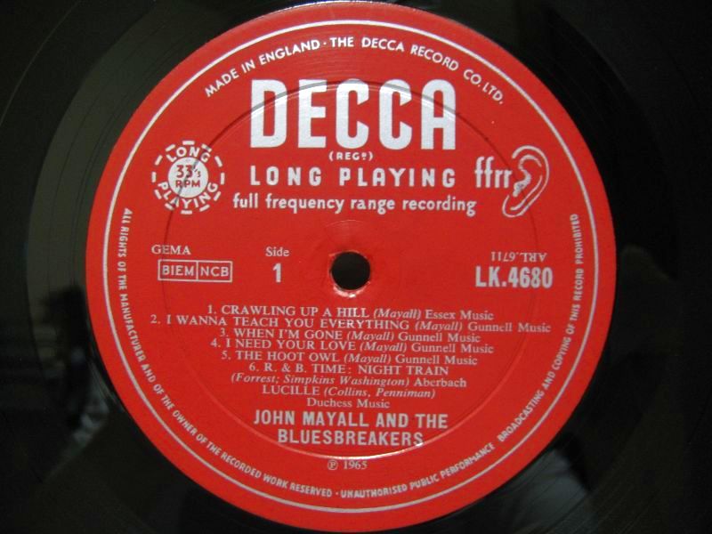 画像3: JOHN MAYALL & THE BLUESBREAKERS / John Mayall Plays John Mayall