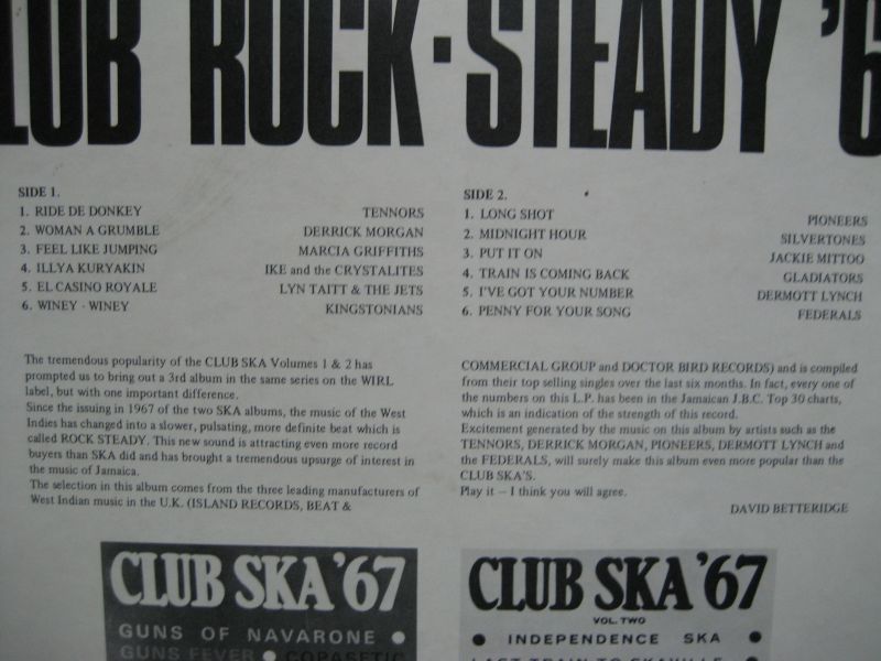 画像: V.A. / Club Rock Steady '68