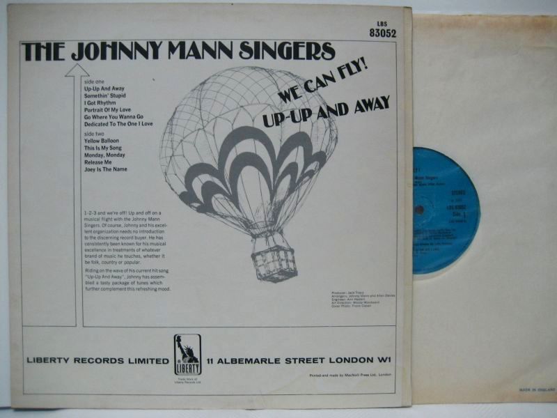 画像2: JOHNNY MANN SINGERS / We Can Fly ! Up-Up And Away