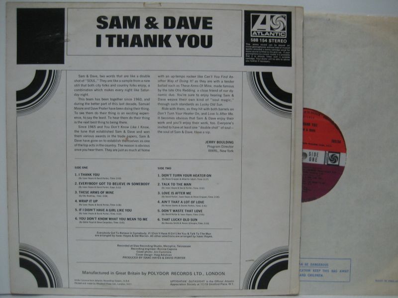 画像2: SAM & DAVE / I Thank You