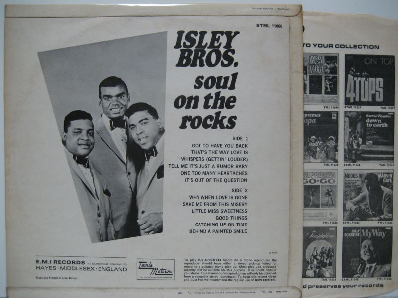 画像2: ISLEY BROTHERS / Soul On The Rocks