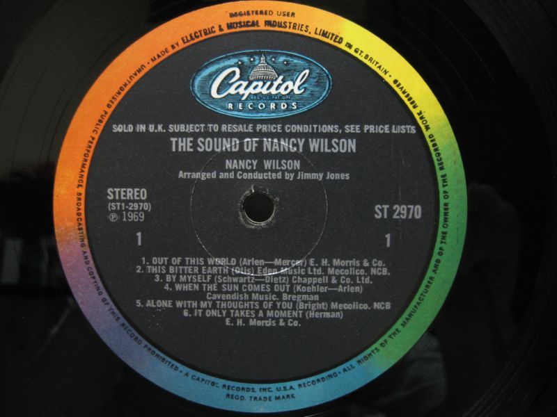 NANCY WILSON / The Sound Of Nancy Wilson - 大塚レコード