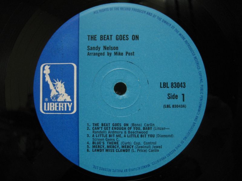 画像3: SANDY NELSON / The Beat Goes On