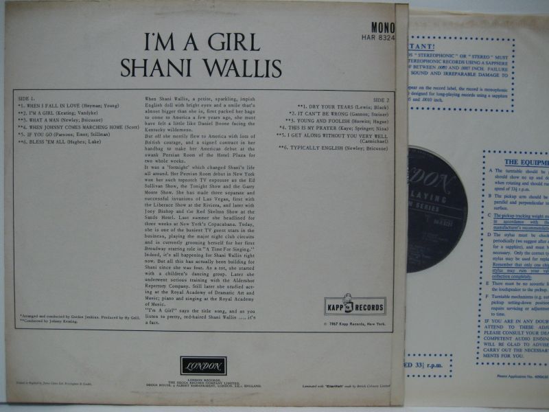 画像2: SHANI WALLIS / I'm A Girl