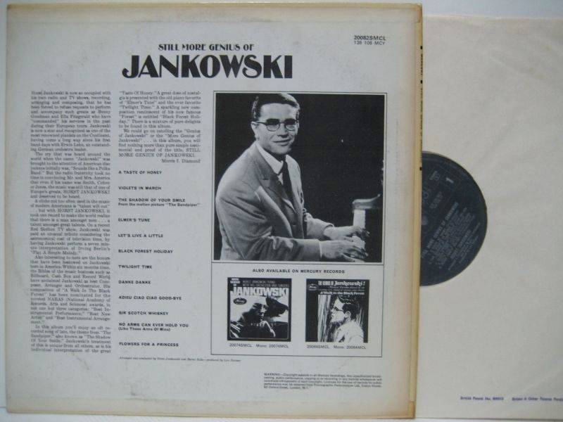 画像2: HORST JANKOWSKI / Still More Genius Of Jankowski