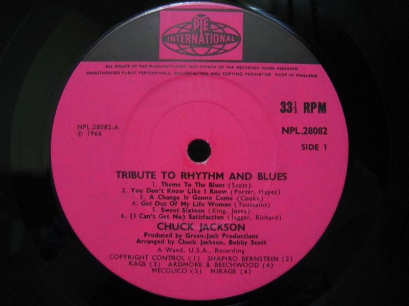 画像3: CHUCK JACKSON / Tribute To Rhythm And Blues