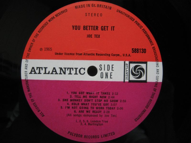 画像3: JOE TEX / You Better Get It