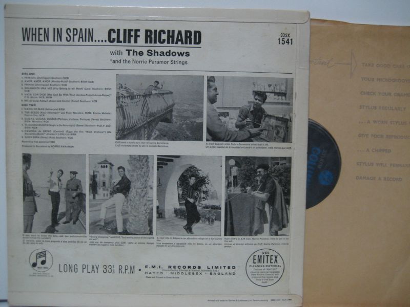 画像2: CLIFF RICHARD & THE SHADOWS / When In Spain