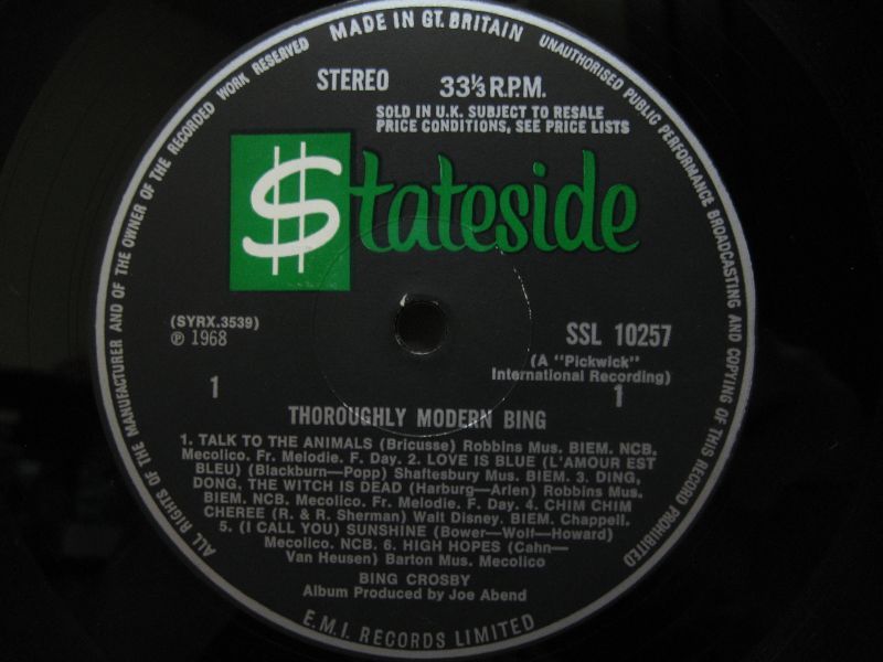 画像3: BING CROSBY / Thoroughly Modern Bing