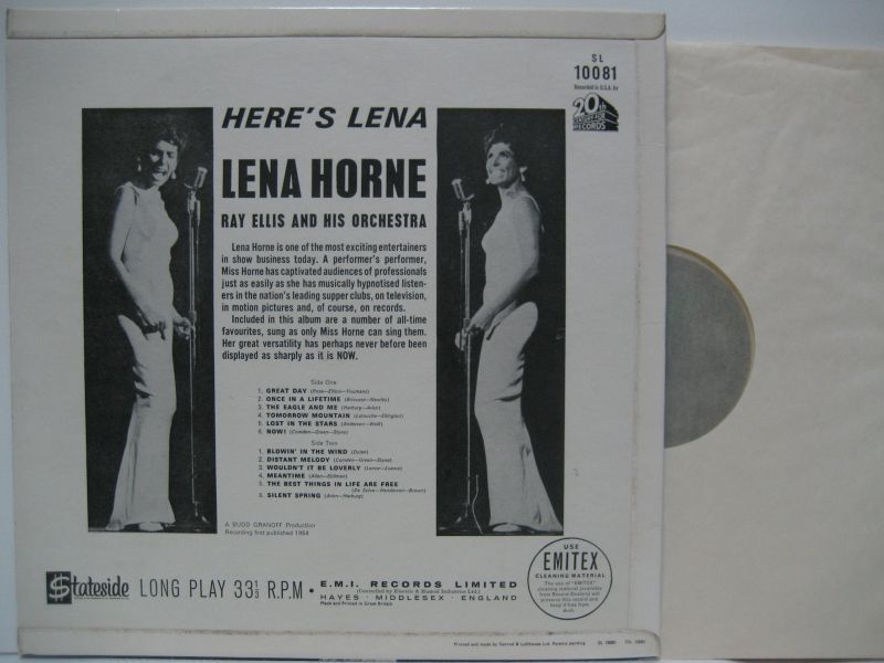 画像2: LENA HORNE / Here's Lena