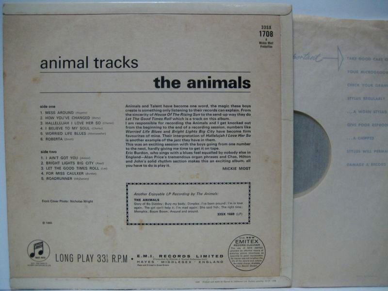 ANIMALS / Animal Tracks - 大塚レコード
