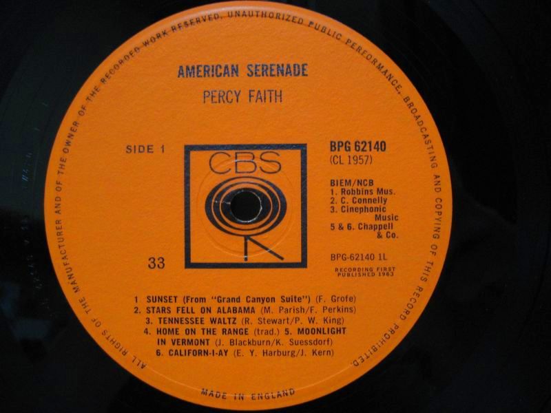 画像3: PERCY FAITH / American Serenade