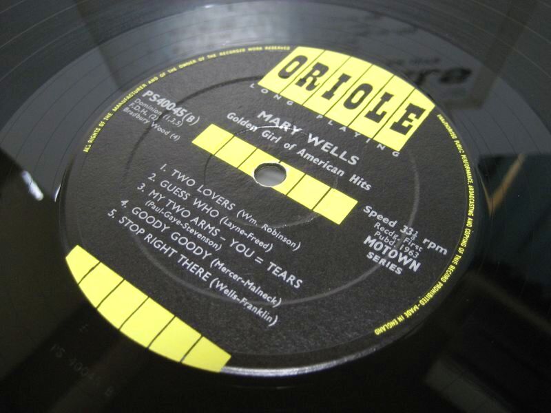 MARY WELLS / Two Lovers - 大塚レコード