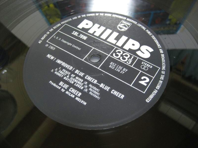 直営店情報 BLUE CHEER☆New! Improved UK Philips オリジナ - レコード