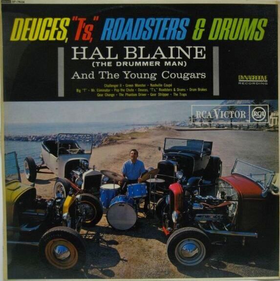 画像1: HAL BLAINE & THE YOUNG COUGARS / Deuces, "T's," Roadsters & Drums