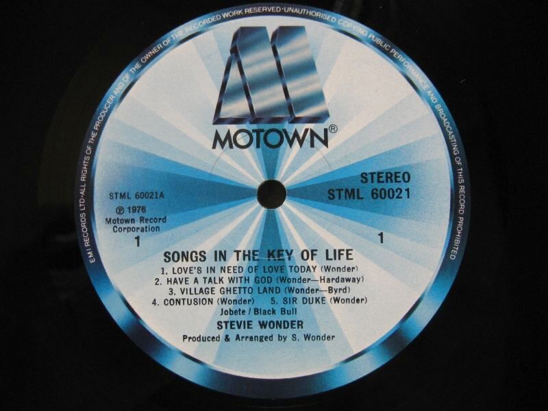 STEVIE WONDER / Songs In The Key Of Life - 大塚レコード