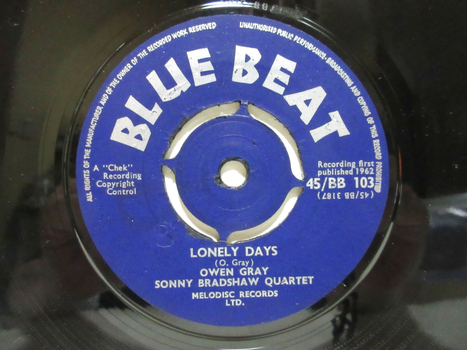 画像3: OWEN GRAY, SONNY BRADSHAW QUARTET / Lonely Days ( 7inch )