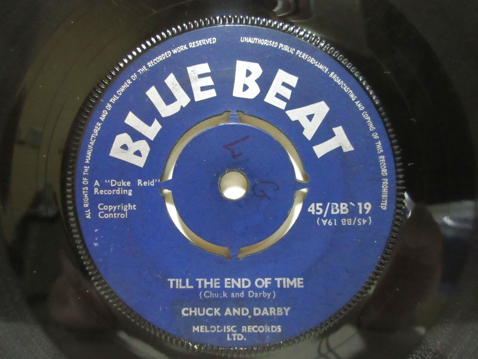 画像3: CHUCK & DARBY - DUKE REID & HIS GROUP / Till The End Of Time - What Makes Honey ( 7inch )