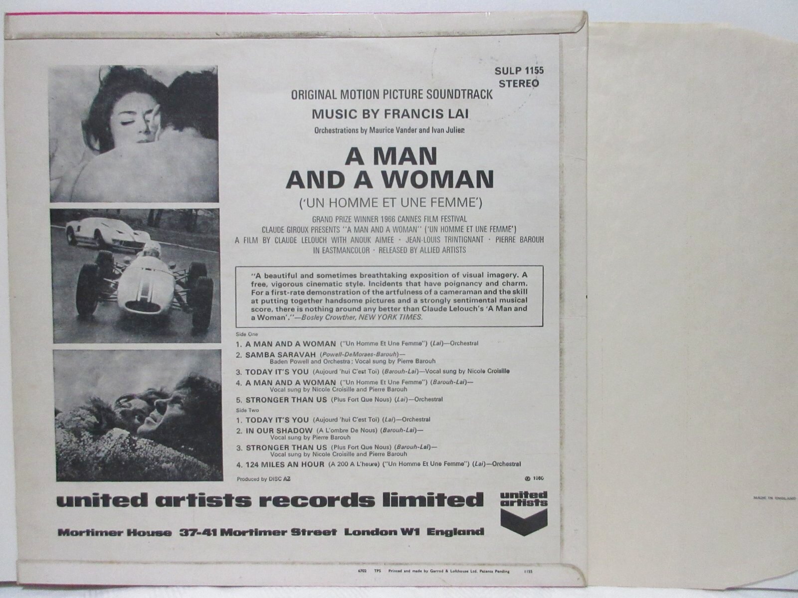 画像2: FRANCIS LAI / A Man And A Woman