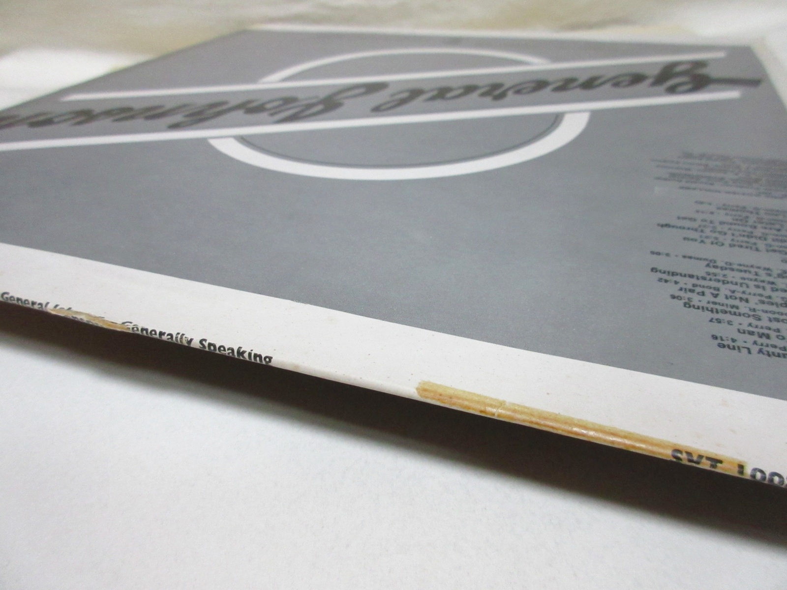 画像: GENERAL JOHNSON / Generally Speaking
