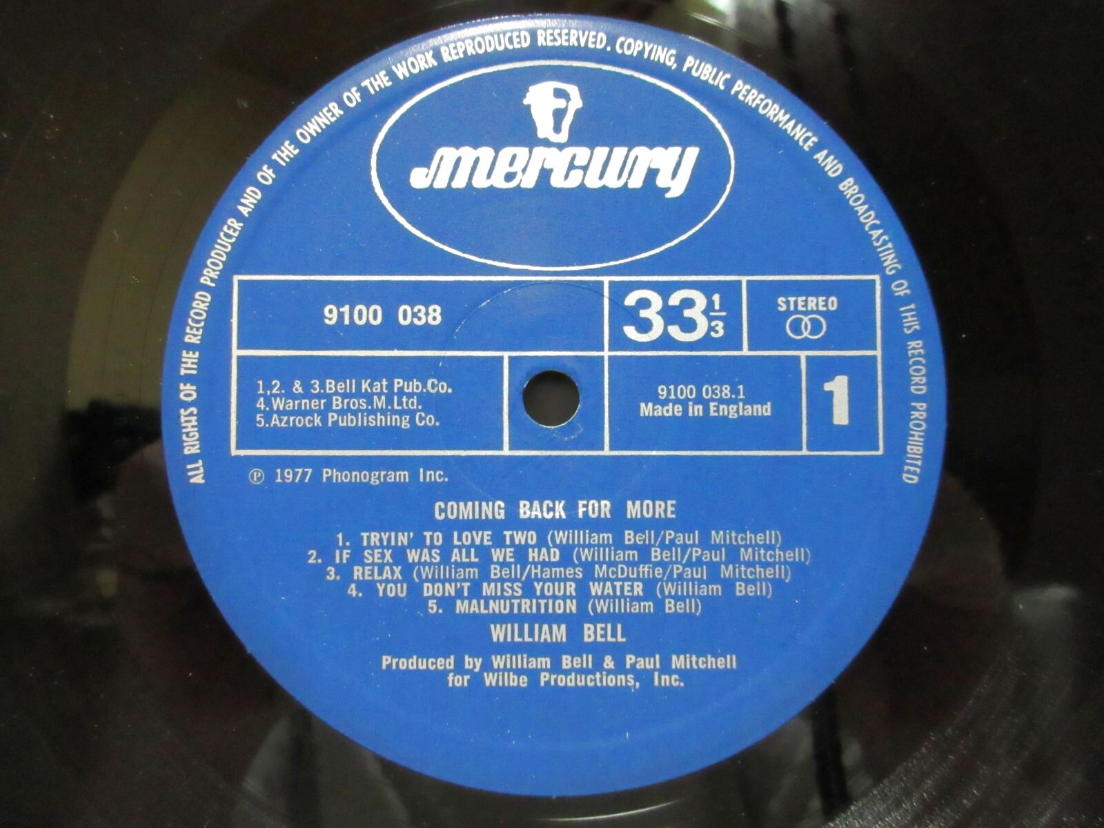 画像3: WILLIAM BELL / Coming Back For More