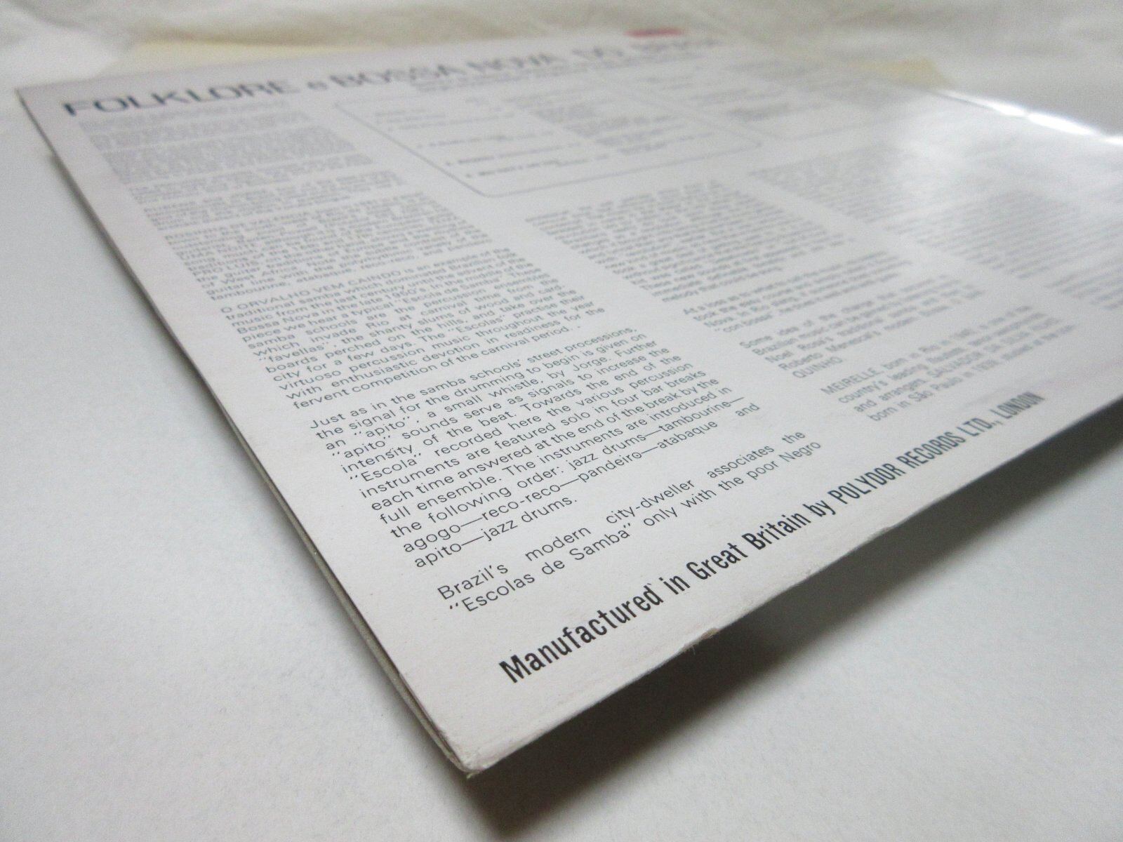 画像9: V.A. (SYLVIA TELLES, EDU LOBO, ROSINHA DE VALENCA etc...) / Folklore E Bossa Nova Do Brasil