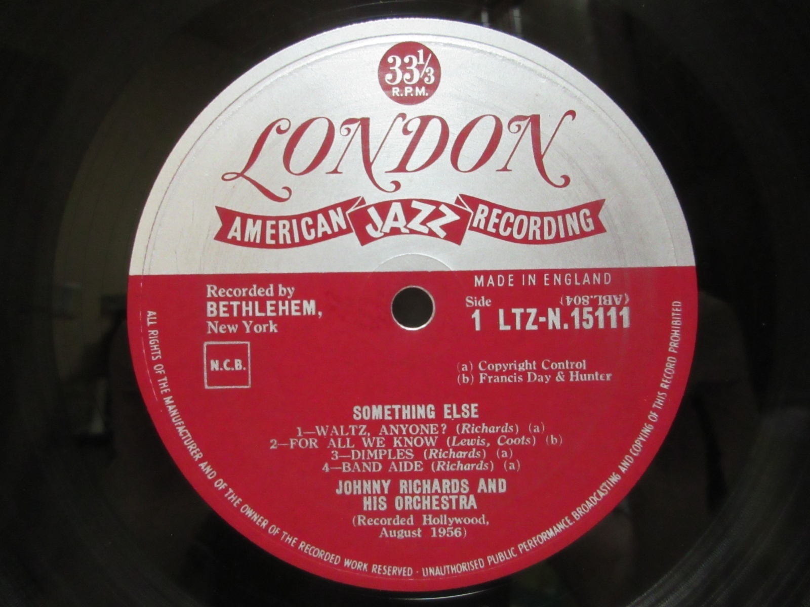 画像3: JOHNNY RICHARDS & HIS ORCHESTRA / Something Else By Johnny Richards