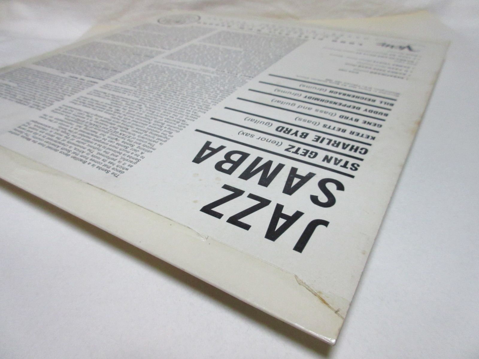 画像: STAN GETZ ・ CHARLIE BYRD / Jazz Samba