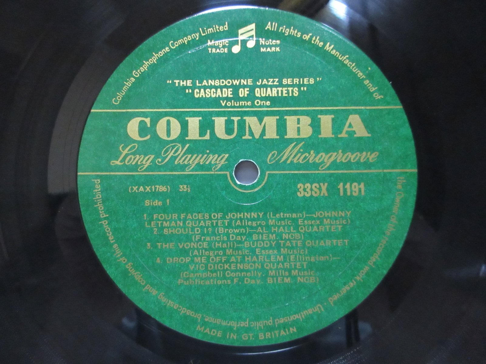 画像3: V.A. ( BUDDY TATE, VIC DICKENSON etc...) / Cascade Of Quartets Vol.1